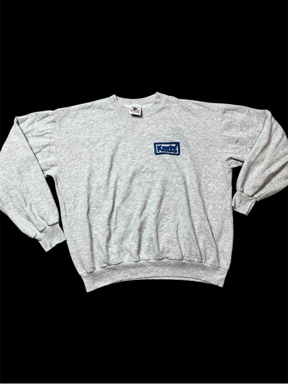Vintage KEDS Heathered Gray Crewneck Sweater